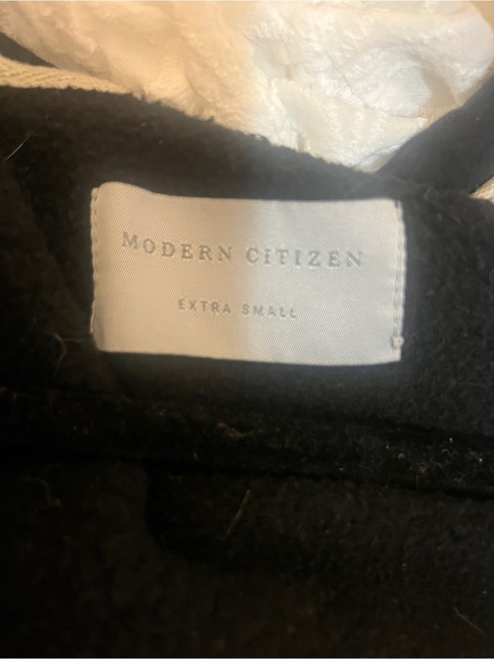 Modern Citizen oversized black zip-up sweatshirt - Picture 6 of 7